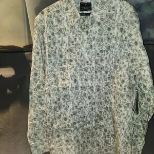 NEW W/ Tags Vintage Y2K Marc Ecko Button Down Size M Floral Design L/S